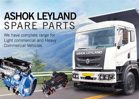Ashok Leyland Spare Parts For Automotive Vehicle Typemodel Trucks