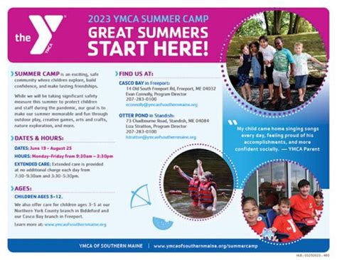 Summer Camp Ymca Of Southern Maine