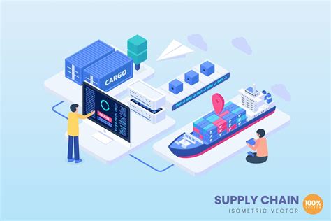 Supply Chain Concept Illustration Graphics Envato Elements