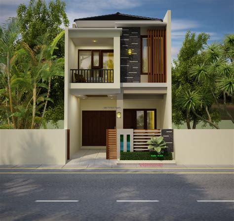 Desain rumah minimalis 6x11 1 lantai. Denah Rumah Minimalis Lebar 5 x 15 Meter 2 Lantai | Jasa ...