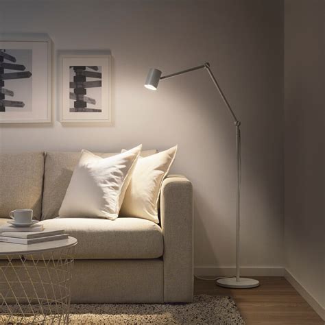 NymÅne White Floorreading Lamp Ikea