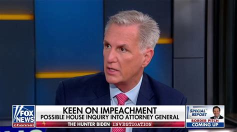 Mccarthy Hints At Garland Impeachment Over Weaponization Of Doj After