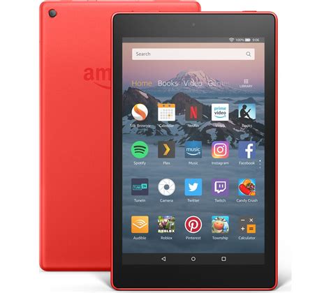 Amazon Fire Hd 8 Tablet 2018 16 Gb Red Fast Delivery Currysie