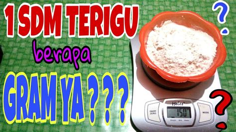 Simbol resmi untuk satuan kilogram adalah kg. 1 SENDOK MAKAN TEPUNG TERIGU BERAPA GRAM?? #bahankue - YouTube