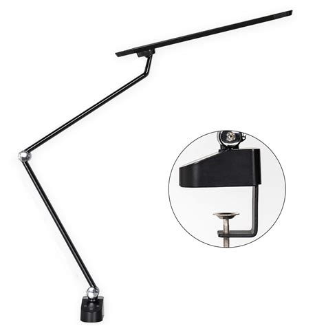 12w Led Architect Desk Lamp Adjustable Clamp Metal Swing Arm Task With