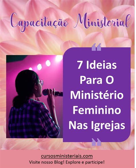 7 Ideias Para O Ministério Feminino Nas Igrejas Mulheres De Oração