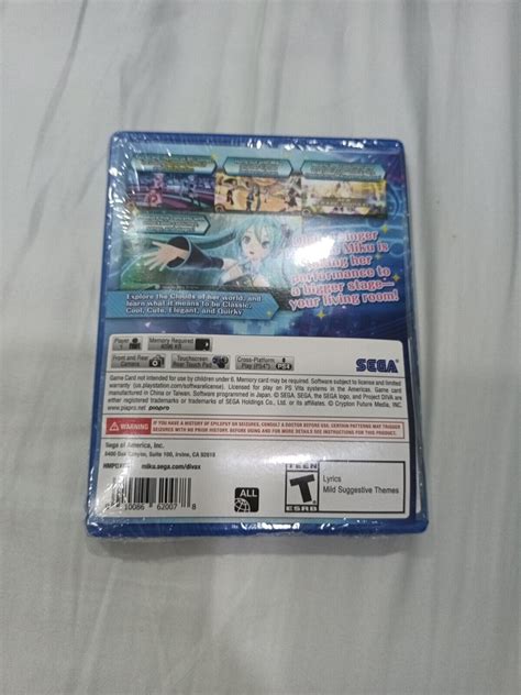 Hatsune Miku Project Diva X Sony Playstation Vita 2016 With Rare