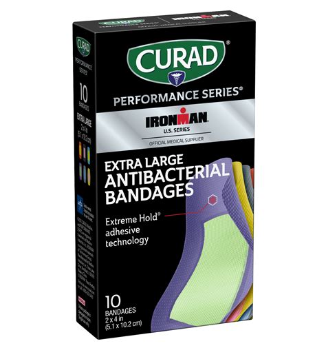 Curad Performance Series Extreme Hold Antibacterial Extra Large