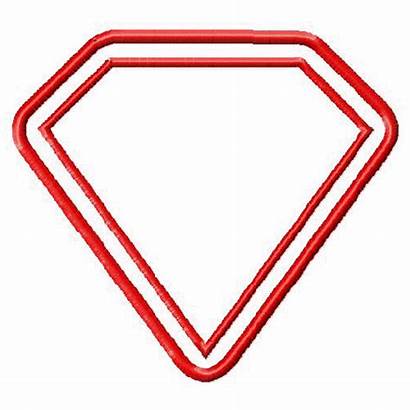 Superhero Superman Blank Logos Badge Clipart Printable