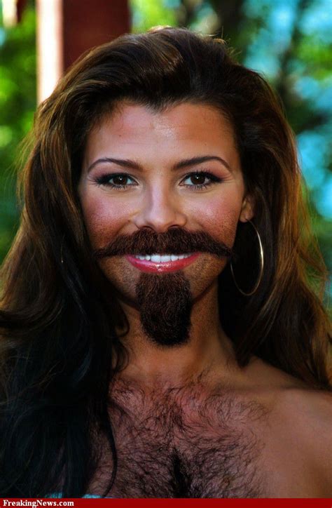 Famous Women Sprout Beards Fun