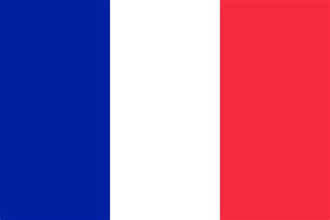La bandera de francia data de la revolución francesa y consta de tres franjas verticales de igual tamaño de color azul y rojo en los extremos (los colores del escudo y bandera de parís) y blanco en la franja central, el color de la monarquía. Archivo:Bandera de Francia.png | SmashPedia | Fandom powered by Wikia