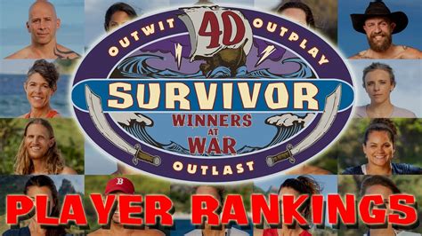 Survivor Winners At War Player Rankings Youtube