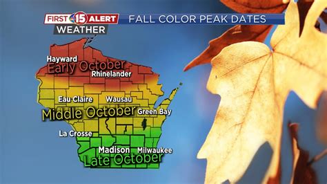 Fall Foliage In Wisconsin Map Shows Peak Color Times Sexiz Pix