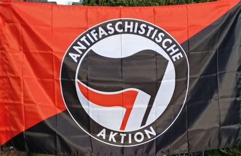 Even if antifa is not a designated terror organization, fbi director chris wray has made clear that it's on the. ANTIFA (Anti-Fascist) Syndicalist (red and black) Flag - 5 ...