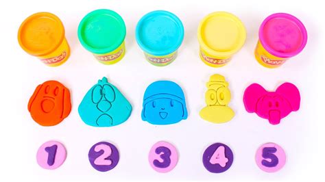 Aprende Los Números Con Las Figuras De Pocoyó De Play Doh Videos