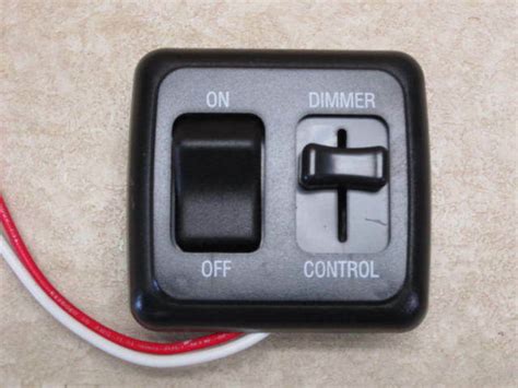 Dimmers can be ganged together such that the space is the same as switches. Dimmer Switch 12 volt on-off Light RV Motor Home Camper ...