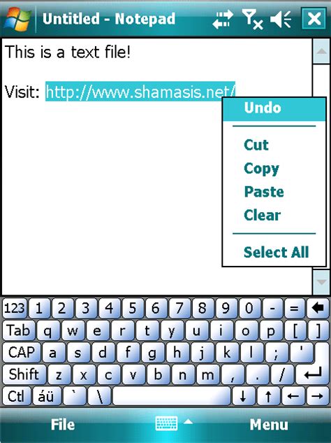 Notepad Text Editor Freeware For Windows Mobile Phone