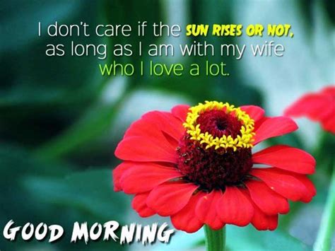 Good Morning Messages For Wife Romantic Morning Wishes