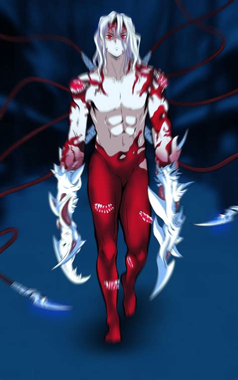 Muzan Full Body Final Form Unfinish By Trazypb On DeviantArt Anime Demon Demon Drawings