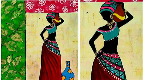 African Women Tribal Paint
