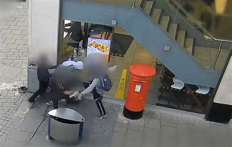 Shocking Moment Thugs Drop Kick Homeless Man And Repeatedly Stamp On