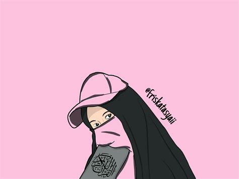 Para perempuan muslimah yang memakai cadar akan lebih dihargai oleh semua orang. Gambar Kartun Muslimah Bercadar membawa Al Quran | Kartun ...