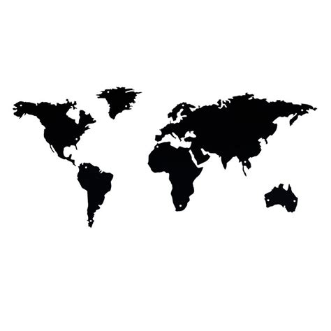 Mapa Del Mundo En Silueta Geometrica Forma Colorida Descargar Images