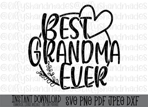 Grandma Mug Svg 193 File For Diy T Shirt Mug Decoration And More