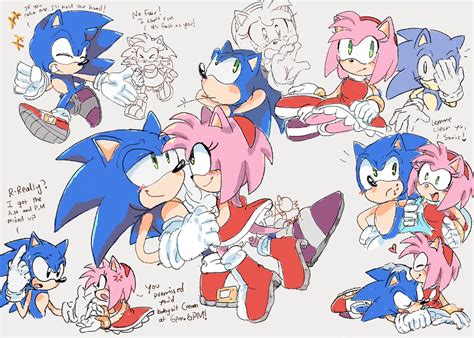 Sonic And Amy Sonic Fan Art Sonic Boom Shadow The Hedgehog Sonic