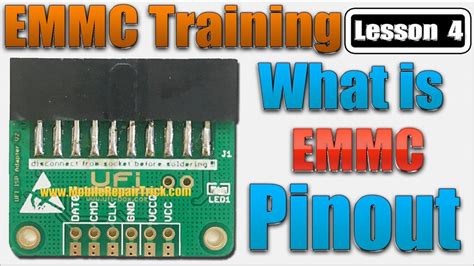 Emmc Training Lesson What Is Emmc Pinout How To Connect Emmc Isp Pinout Emmc Bga