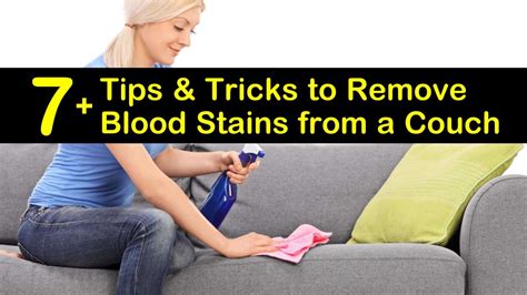 7 Tips And Tricks To Remove Blood Stains From A Couch