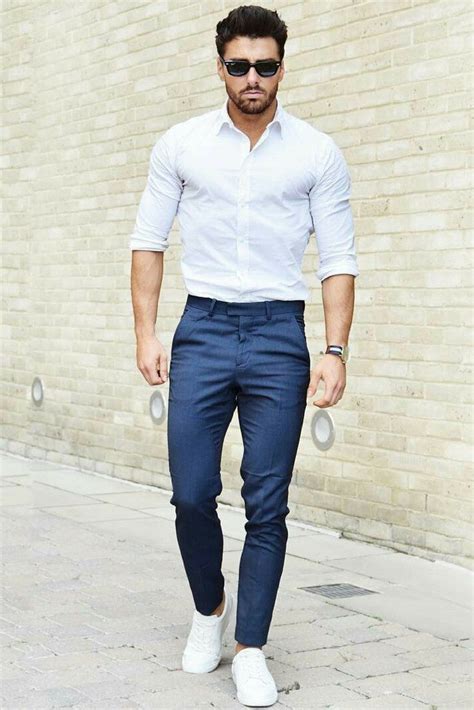 Pin By Mt On My Style Smart Casual White Shirt Smart Casual Men