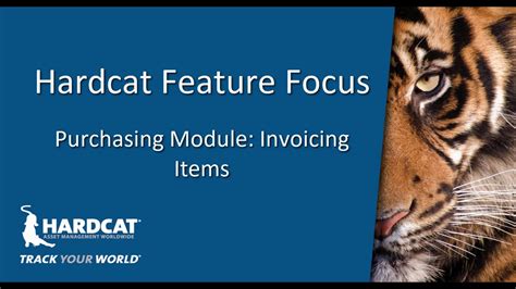 Hardcat Feature Focus Tracking Purchase Order Invoicing Youtube