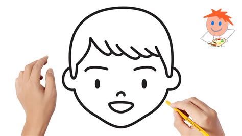 How To Draw A Boy Face Easy For Kids