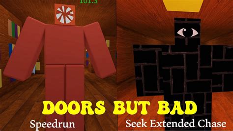 Roblox Doors But Bad Extras Seek Extended Chase Speedrun Youtube