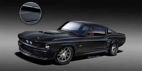 classic recreations announces world s first carbon fiber bodied 1967 shelby gt500cr mustang wamd