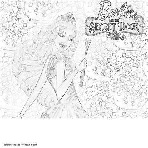 Barbie The Secret Door Coloring Page Disney Barbie Coloring Book Sexiz Pix