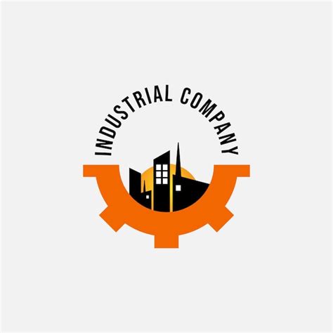 Premium Vector Industrial Company Gear Logo Design Template