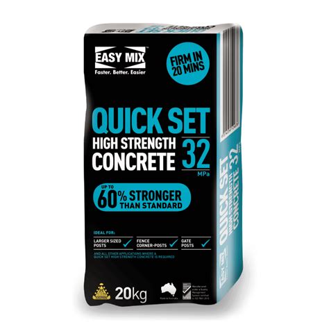 Quick Set Concrete Easy Mix 32mpa Buy Rapid Set Concrete