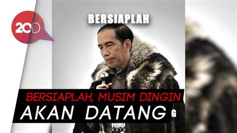 Meme Jokowi Winter Is Coming Dipajang Hbo Asia
