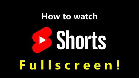 Watch Yt Shorts Full Screen On Pc How To Youtube