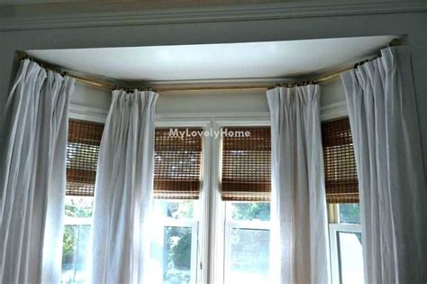 5 Sided Bay Window Curtain Rod Pictures Ideas My Lovely Home