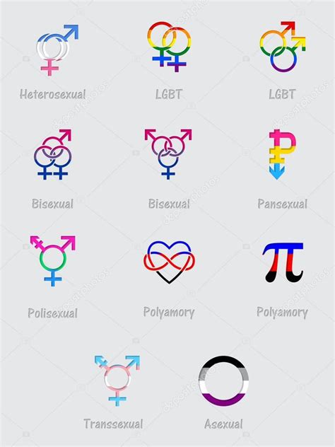 Sexual Orientation Symbols And Flags — Stock Vector © Vipervxw 78808936