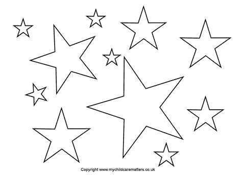 Download Stars Outlines Printables Star Outline Image Greeting Cards