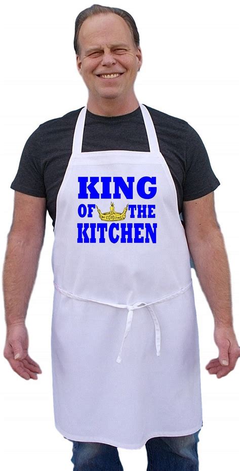 novelty cooking apron king of the kitchen aprons for men aprons home and living