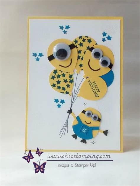 Image Result For Stampin Up Card Ideas Minion Birthday Card Minion