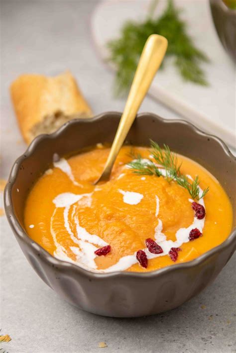 Easy Spiced Carrot And Sweet Potato Soup Lifestyle Of A Foodie