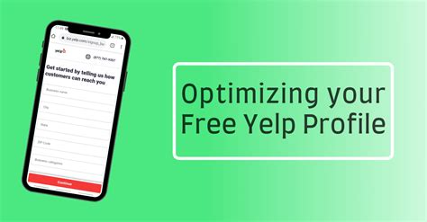 How To Optimize Your Free Yelp Profile Dsg Digital Marketing