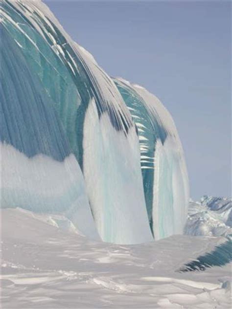 Frozen Tidal Wave In Antarctica Trawel India Mails