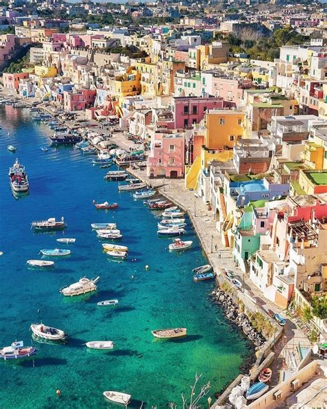 This Island Off The Coast Of Naples Shimmers In The Bay 🌈 Tlpicks